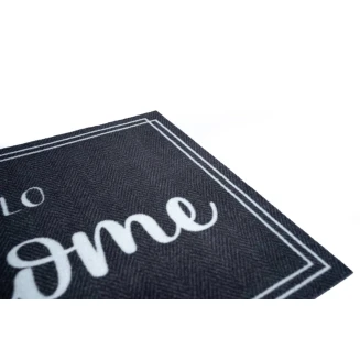 Πατάκι Εισόδου Μοκέτα με Αντιολισθητικό Υπόστρωμα Mondial 060 Hello Welcome 50x75εκ Πάχους 8mm Sdim