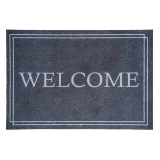 Πατάκι Εισόδου Μοκέτα με Αντιολισθητικό Υπόστρωμα Mondial 063 Welcome Lines 50x75εκ Πάχους 8mm Sdim