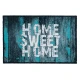 Sdim Πατάκι Εισόδου Μοκέτα με Αντιολισθητικό Υπόστρωμα Prestige 002 Home Sweet Home Πράσινο 50x75εκ.