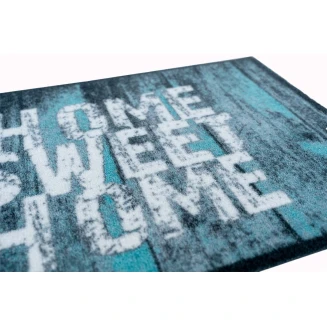 Πατάκι Εισόδου Μοκέτα με Αντιολισθητικό Υπόστρωμα Prestige 002 Home Sweet Home Πράσινο 50x75εκ Sdim