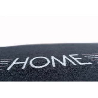 Οβάλ Πατάκι Εισόδου Μοκέτα με Αντιολισθητικό Υπόστρωμα Prestige Shape 003 Home Μαύρο 50x75εκ Sdim