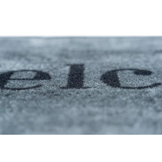 Πατάκι Εισόδου Μοκέτα με Αντιολισθητικό Υπόστρωμα Prestige 037 Welcome Concrete Γκρί 50x75εκ Sdim