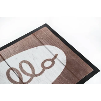 Πατάκι Εισόδου Μοκέτα με Αντιολισθητικό Υπόστρωμα Image 063 Hello 45x75εκ Πάχους 6mm Sdim