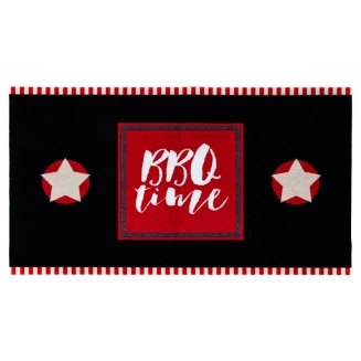 Πατάκι Κουζίνας με Αντιολισθητικό Υπόστρωμα BBQ MAT 500 BBQ Time 2-Stars 67x120εκ Sdim