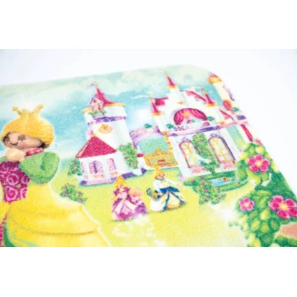 Πατάκι Εισόδου Playmobil Μοκέτα με Αντιολισθητικό Υπόστρωμα Deco 001 Princess 50x80εκ Πάχους 6mm Sdim