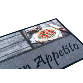 Πατάκι Κουζίνας με Αντιολισθητικό Υπόστρωμα Cook & Wash 304 Buon Appetito Grey 50x150εκ Sdim