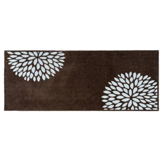 Πατάκι Κουζίνας με Αντιολισθητικό Υπόστρωμα Universal 917 Flowers Taupe 67x150εκ Sdim