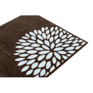 Πατάκι Κουζίνας με Αντιολισθητικό Υπόστρωμα Universal 917 Flowers Taupe 67x150εκ Sdim