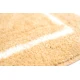 Sdim Βαμβακερό/Microfiber Αντιολισθητικό Πατάκι Μπάνιου Space 002 Beige 45x85εκ.
