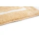 Sdim Βαμβακερό/Microfiber Αντιολισθητικό Πατάκι Μπάνιου Space 002 Beige 45x85εκ.
