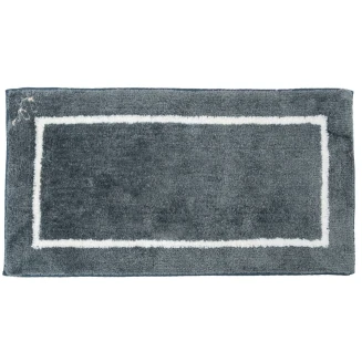 Βαμβακερό/Microfiber Αντιολισθητικό Πατάκι Μπάνιου Space 003 Gray 45x85εκ Sdim