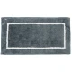 Sdim Βαμβακερό/Microfiber Αντιολισθητικό Πατάκι Μπάνιου Space 003 Gray 45x85εκ.