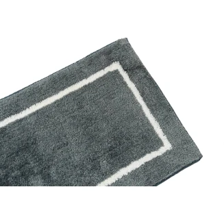 Βαμβακερό/Microfiber Αντιολισθητικό Πατάκι Μπάνιου Space 003 Gray 45x85εκ Sdim