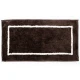 Sdim Βαμβακερό/Microfiber Αντιολισθητικό Πατάκι Μπάνιου Space 004 Brown 45x85εκ.