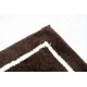 Sdim Βαμβακερό/Microfiber Αντιολισθητικό Πατάκι Μπάνιου Space 004 Brown 45x85εκ.
