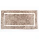 Sdim Βαμβακερό/Microfiber Αντιολισθητικό Πατάκι Μπάνιου Space 005 Moka 45x85εκ.