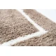 Sdim Βαμβακερό/Microfiber Αντιολισθητικό Πατάκι Μπάνιου Space 005 Moka 45x85εκ.