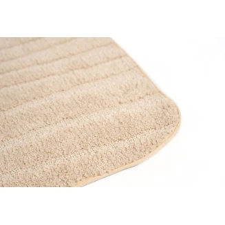 Πατάκι Μπάνιου με Μικροΐνες & Αντιολισθητικό Υπόστρωμα Tropic Beige 50x100εκ Sdim