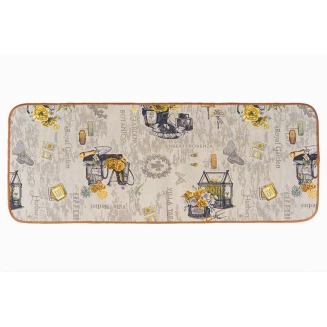 Πατάκι Κουζίνας με Αντιολισθητικό Υπόστρωμα Chalet 3304 Πορτοκαλί/Κίτρινο 54x140εκ Sdim