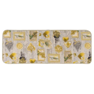 Πατάκι Κουζίνας με Αντιολισθητικό Υπόστρωμα Chalet 3404 Κίτρινο 54x140εκ Sdim