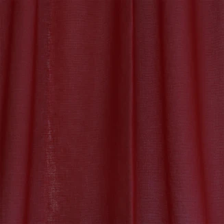 Κουρτίνα Με Τρέσα 145x285 Maison Blanche LN 003 Κόκκινο