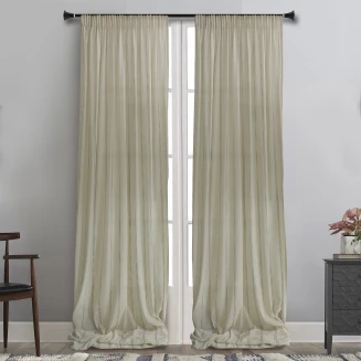 Κουρτίνα Με Τρέσα 145x290 Maison Blanche 17700 Εκρού