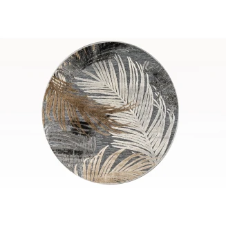 Χαλί Στρογγυλό 160x160 Tzikas carpets Boheme 18531-95 Γκρι