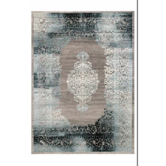 Σετ Πατάκια 3 Τεμαχίων Tzikas carpets Vintage 23024-953 Γκρι-Μπλε