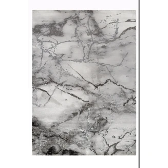 Σετ Πατάκια 3 Τεμαχίων Tzikas carpets Craft 23270-995 Μαυρο-Ασημι