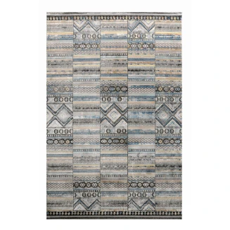 Χαλί 160x230 Tzikas carpets Quares 31776-095 Γκρι