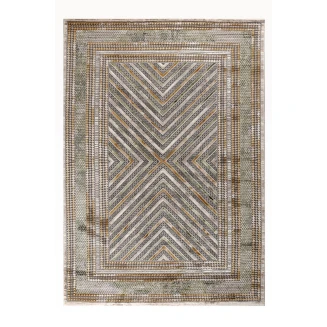 Χαλί 200x250 Tzikas carpets Elements 39801-040 Πρασινο- Μεντα