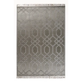 Χαλί Καλοκαιρινό 133x190 Tzikas carpets Tenerife 54094-295 Γκρι
