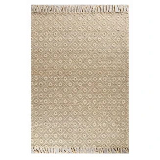 Πατάκι 080x150 Tzikas carpets Nomad 55156-060 Λευκο- Κρεμ