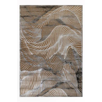 Χαλί Καλοκαιρινό 133x190 Tzikas carpets Harmony 61072-795 Καφε-Γκρι