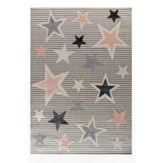 Χαλί Καλοκαιρινό Στρογγυλό 160x160 Tzikas carpets Mallorca 61216-256 Ροζ