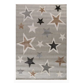 Χαλί Καλοκαιρινό Στρογγυλό 160x160 Tzikas carpets Mallorca 61216-270 Μπεζ-Καφε