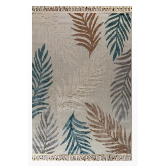 Χαλί Καλοκαιρινό Στρογγυλό 160x160 Tzikas carpets Tenerife 61225-231 Μπλε