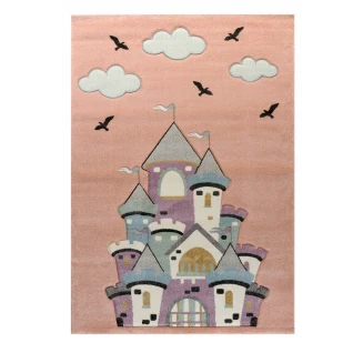 Χαλί Παιδικό 133x190 Tzikas carpets Diamond 64046-055 Ροζ
