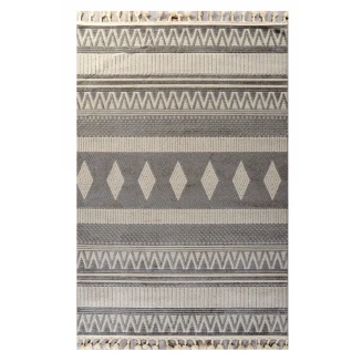Χαλί 133x190 Tzikas carpets Tenerife 68308-Λευκό-Κρεμ