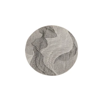 Χαλί Καλοκαιρινό Φ 160 cm Tzikas carpets Boheme 78441 Μπεζ-Γκρι