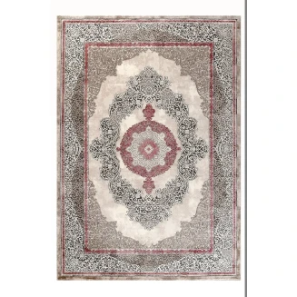 Σετ Πατάκια 3 Τεμαχίων Tzikas carpets Elements 33116-955 Γκρι-Ροζ