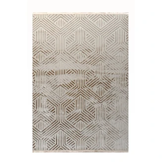 Χαλί Καλοκαιρινό 133x190 Tzikas carpets Eclipse 11148 Μπέζ-Καφέ