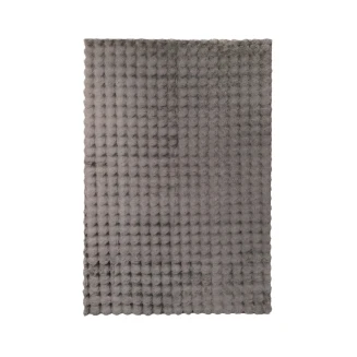 Σετ Κρεβατοκάμαρας 3 Τεμ. 2(66x140)+1(66x220) Tzikas carpets Fuzzy 26164-995 Μαυρο Ασημι