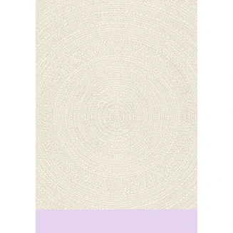 Χαλί Καλοκαιρινό Στρογγυλό Φ.160 Tzikas carpets Kenzzi 5004 Λευκό-Κρέμ