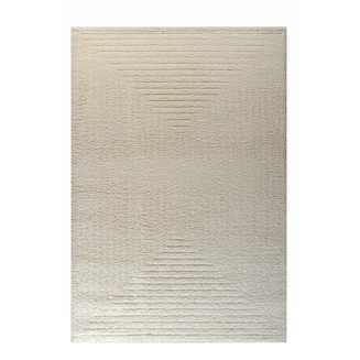 Χαλί 133x190 Tzikas carpets Queen 72970-060 Λευκό-Κρέμ
