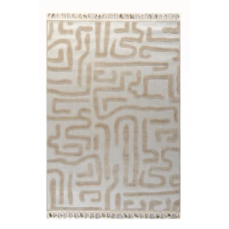 Χαλί Καλοκαιρινό 133x190 Tzikas carpets Tenerife 75076 Μπέζ
