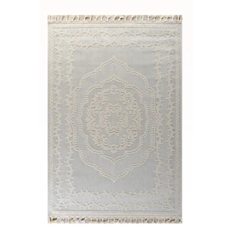 Χαλί Καλοκαιρινό 160x230 Tzikas carpets Tenerife 75073 Μπέζ-Χρυσό