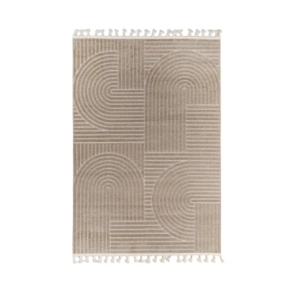 Χαλί Καλοκαιρινό 160x230 Tzikas carpets Tenerife 79899 Μπεζ-Καφε