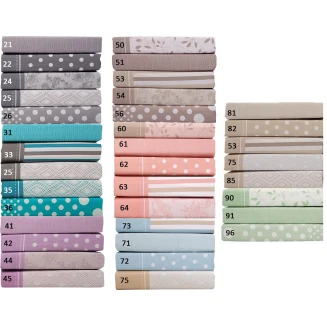 Πάπλωμα Υπέρδιπλο 220x240 Anna Riska Mix & Match 36 Πετρόλ