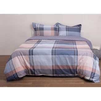 Σετ Παπλωματοθήκη Υπέρδιπλή 220x240 Viopros Έμμα Γκρι